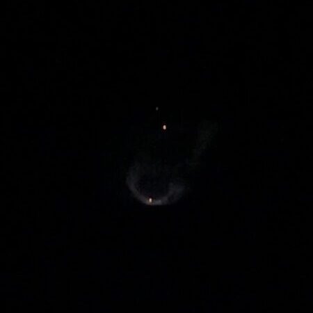 SpaceX Rocket Launch Stage Separation