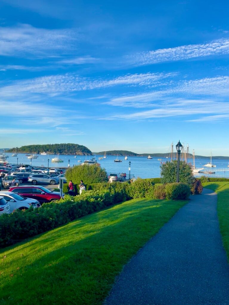 Agamont Park Bar Harbor Maine waterfront Frenchman Bay